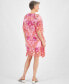 Фото #2 товара Women's Embellished Printed Caftan Dress, Created for Macy's