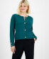 Фото #1 товара Petite Button-Cuff Cardigan, Created for Macy's