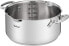 Tefal Duetto Set of 7: 3 Saucepans 16/20/24 cm, 1 Saucepan 16 cm, 3 Lids, Stainless Steel, 3 Glass Lids, Measuring Marks, Suitable for All Hobs Suitable for Oven and Dishwasher