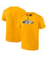 Men's Gold Nashville Predators Authentic Pro Secondary Replen T-shirt