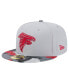 ფოტო #1 პროდუქტის Men's Gray Atlanta Falcons Active Camo 59FIFTY Fitted Hat