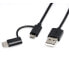 Фото #3 товара ROLINE 11.02.8328 - 1 m - USB A - USB 2.0 - 480 Mbit/s - Black