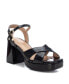 Фото #2 товара Women's Heeled Platform Sandals By