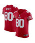 Фото #1 товара Men's Jerry Rice Scarlet San Francisco 49ers Vapor Elite Retired Player Jersey