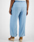 Фото #2 товара Широкие джинсы высокой посадки Style & Co plus Size, созданные для Macy's