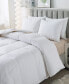 Light Weight White Goose Nano Down and Feather Blend Comforter, Queen