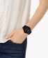 Unisex Cumberland Black Silicone Strap Watch 44mm