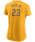 ფოტო #2 პროდუქტის Women's Fernando Tats Jr. Gold-Tone San Diego Padres Name Number T-shirt