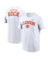 Men's White Clemson Tigers Blitz 2-Hit T-Shirt