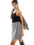 Фото #3 товара Nobody's Child Duncan mini skirt co-ord in gingham