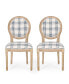 Phinnaeus French Country Dining Chairs Set, 2 Piece