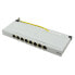 Фото #1 товара LogiLink NP0064 - 10 Gigabit Ethernet - RJ-45 - Cat6a - Grey - Steel - 0.5U