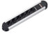 Bachmann PRIMO - 1.75 m - Black - Silver - 6 AC outlet(s) - 3680 W - 16 A - 71 mm
