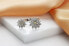 Sparkling open bicolor ring Flower RI124W