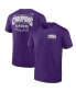 Фото #4 товара Men's Purple TCU Horned Frogs College Football Playoff 2022 Fiesta Bowl Champions Score T-shirt