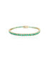 ფოტო #1 პროდუქტის Emerald Tennis Bracelet