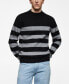 ფოტო #1 პროდუქტის Men's Striped Perkins Collar Sweater