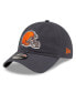 Фото #1 товара Men's Graphite Cleveland Browns Core Classic Graph 9TWENTY Adjustable Hat