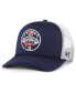 Men's Navy Chicago White Sox Foam Logo Trucker Snapback Hat