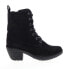 Фото #1 товара Fly London Webe WEBE244FLY-007 Womens Black Suede Lace Up Casual Dress Boots 38