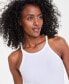 Фото #3 товара Women's Knit Strappy Scoop-Neck Tank Top, Created for Macy's