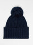 Фото #3 товара The North Face Heritage Ski Tuke chunky knit beanie in navy