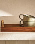 Фото #1 товара Wooden tray with handle