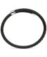 ფოტო #3 პროდუქტის Cable Bypass Bracelet in Stainless Steel & Black PVD Stainless Steel