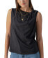 Фото #1 товара Women's Sun's Out Cotton Knotted Sleeveless Tee