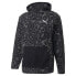 Фото #1 товара Puma Open Road Polarfleece Graphic Pullover Hoodie Mens Black Casual Outerwear 6
