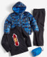 Little Boys Star Packable Puffer Coat, Created for Macy's