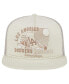 Фото #4 товара Men's Khaki Los Angeles Dodgers Almost Friday A-Frame 9Fifty Trucker Snapback Hat