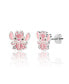 Фото #2 товара Lilo and Stitch Silver Plated Angel & Flower Stud Earring Set