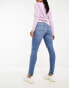 New Look lift and shape skinny jeans in mid blue