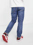 Фото #2 товара HUGO 634 tapered fit jeans in medium blue