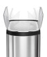Фото #4 товара Brushed Stainless Steel 30 Liter Fingerprint Proof Butterfly Step Trash Can
