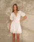 Фото #6 товара Платье мини с объемными рукавами 1.State 1.STATE для женщин