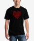 ფოტო #1 პროდუქტის Men's Love Yourself Printed Word Art T-shirt