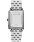 Women's Swiss Toccata Diamond (1/20 ct. t.w.) Two-Tone Stainless Steel Bracelet Watch 37x30mm