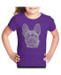 ფოტო #1 პროდუქტის Big Girl's Word Art T-shirt - French Bulldog