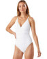 Фото #1 товара Tommy Bahama 282438 Pearl One-Piece Swimsuit in White at Nordstrom, Size 4