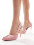 Фото #1 товара Public Desire Yulianna pointed heeled shoe in pink