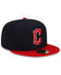 Фото #4 товара Big Boys Navy and Red Cleveland Guardians Authentic Collection On-Field Home Logo 59FIFTY Fitted Hat