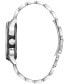 ფოტო #2 პროდუქტის Avengers: Infinity Saga Silver-Tone Stainless Steel Bracelet Watch 45mm