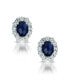 C.Z. Sterling Silver Cubic Zirconia Celebrity-inspired Stud Earrings