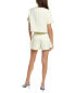 Femme Society 2Pc Jacket & Short Set Women's White L