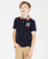 Фото #1 товара Рубашка Tommy Hilfiger Boys Striped Collar Embroidered
