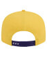 Фото #4 товара Men's White/Purple Los Angeles Lakers Throwback Gradient Tech Font 9fifty Snapback Hat