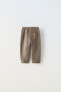 Linen blend trousers