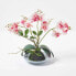 Фото #7 товара Künstliche pink-weiße Phalaenopsis
